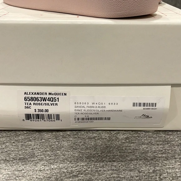 NWT Alexander McQUEEN Women's Hybrid Slide Sandals - Picture 6 of 6